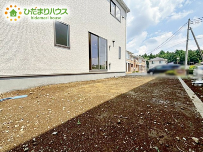 【庭】 | 笠間市平町第4　新築戸建　2号棟 | 庭があれば、子どもやペットとより楽しく過ごす時間が増えて暮らしが豊かになります。