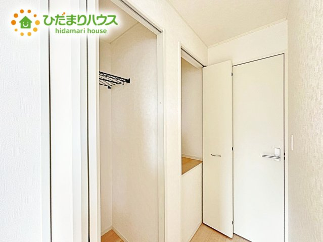 【収納】 | 笠間市平町第4　新築戸建　2号棟 | クローゼットには、衣類や日用品などを整理整頓して収納できますね！