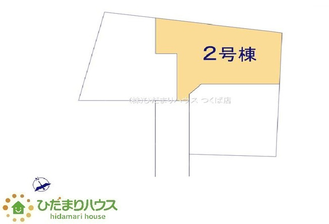 【区画図】 | 笠間市平町第4　新築戸建　2号棟 | ご家族でお車に乗る方に！駐車場2台分あります