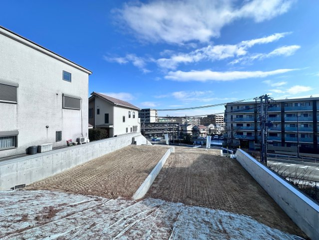 ヴィレッタの杜　北名次町Ｅの前面道路含む現地写真