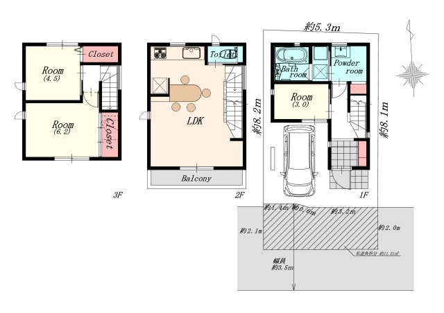 ヴィレッタの杜 小松南町１丁目Ｂ