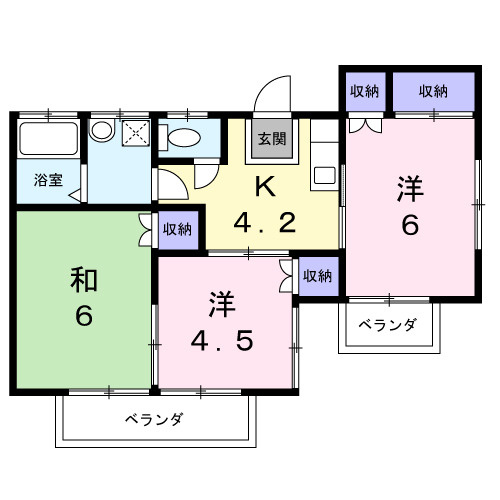 【間取り】 | コーポ原の内