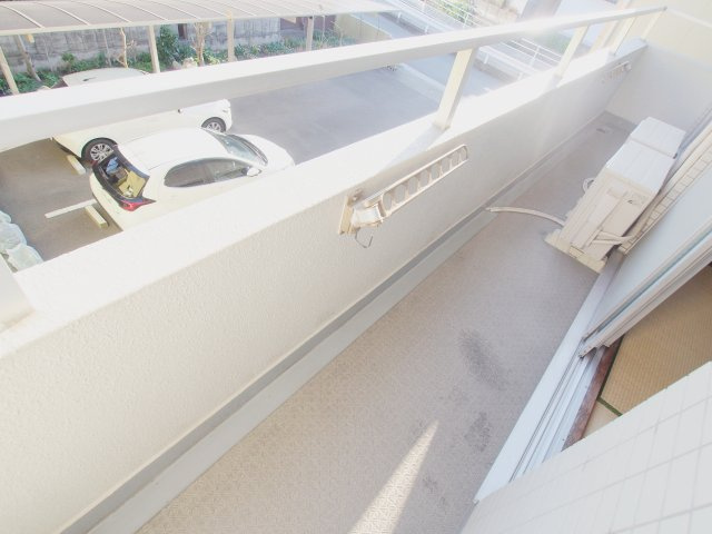 安芸郡海田町堀川町の賃貸マンションのバルコニー