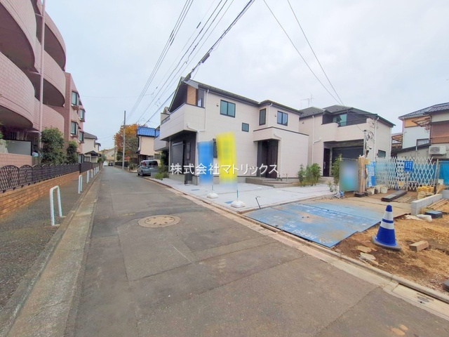 練馬区石神井台3丁目　土地32坪超　ZEH水準住宅　最終3棟の区画図