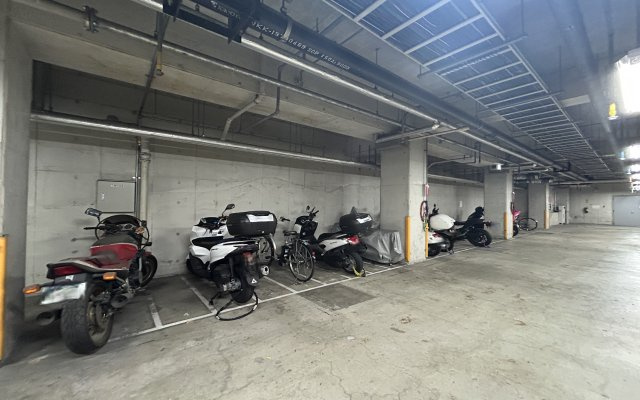 ダイアパレス清水ヶ丘スウィートガーデンのその他共用部分|バイク置き場の空き状況については、お問い合わせ時に管理会社の方へ、その都度確認いたしますのでお気軽にお聞きください♪