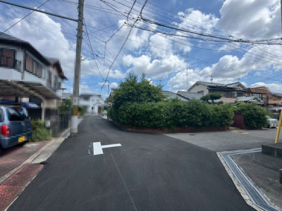 【外観】 | 引野町２丁　建築条件付宅地 | 南・西向きの角地！日当り良好です♪たっぷりの陽光に包まれる明るい住まいになりますね♪