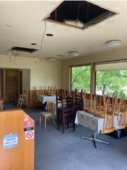 大阪府貝塚市地蔵堂　店舗戸建ての内装