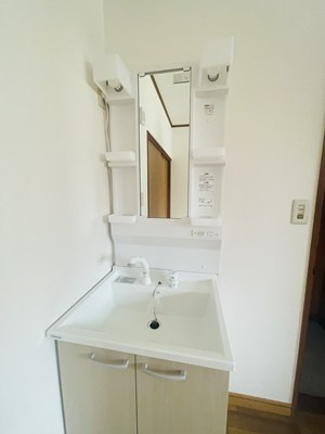 にしむらアパート鶴田の洗面所