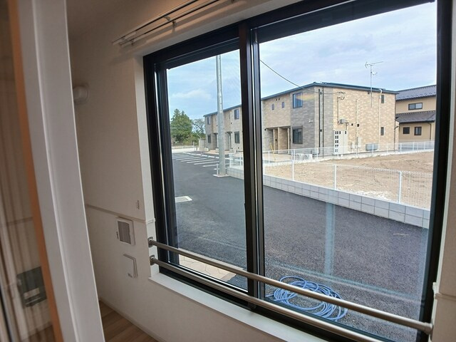 アイランドヒルズ右籾　Ⅲのバルコニー