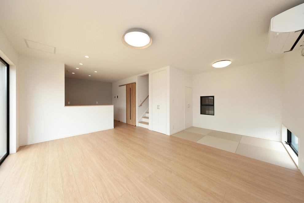 栃木市片柳町1丁目　新築戸建6-6の居間・リビング