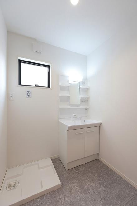 栃木市片柳町1丁目　新築戸建6-6の独立洗面台
