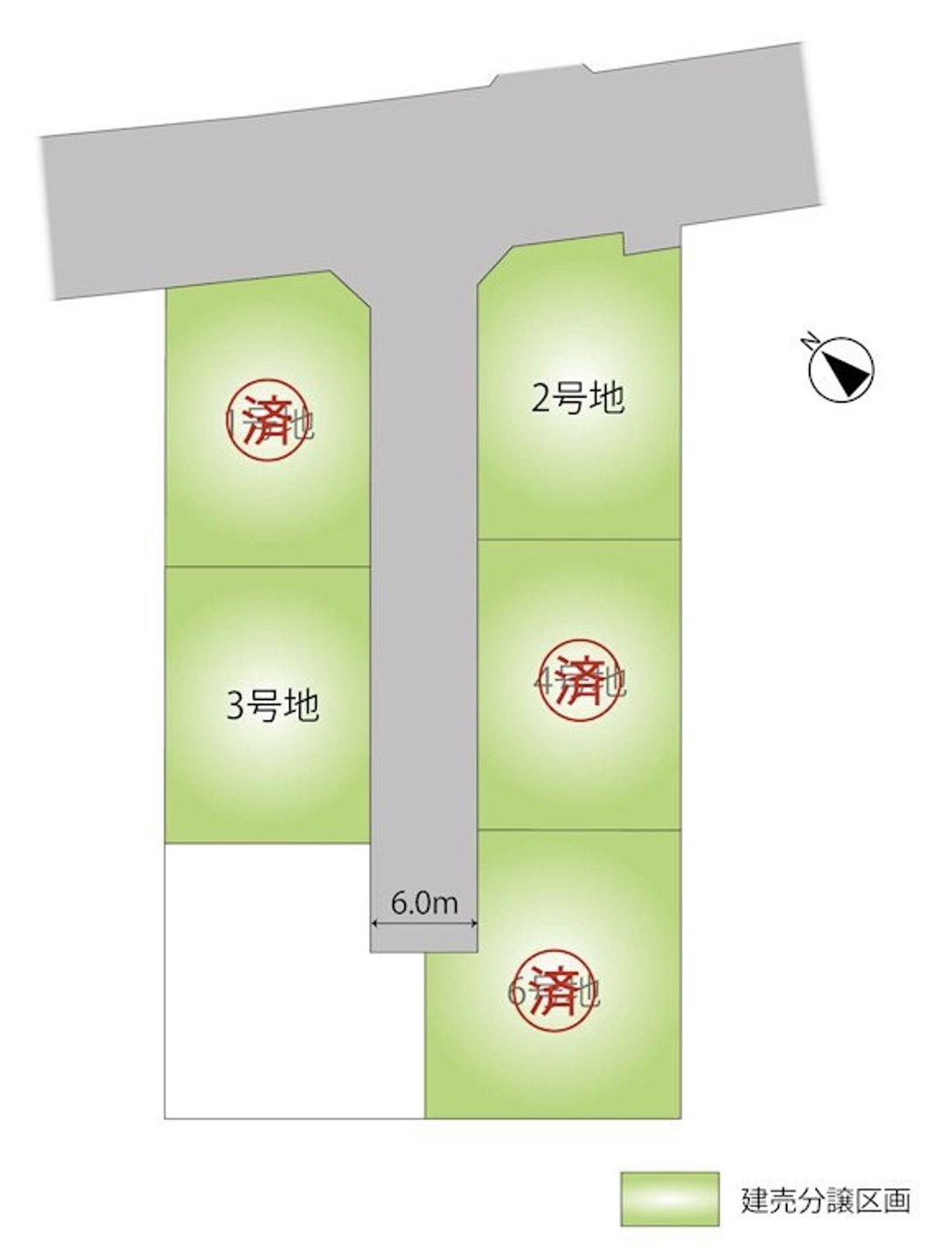 深谷市上柴町東3丁目　の区画図
