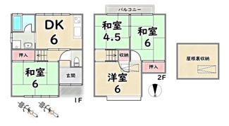 【間取り】 | 右京区嵯峨野千代ノ道町