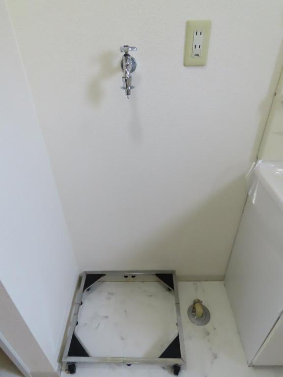 メゾンヤスアキーナＤ号棟の洗面所|写真は101号室です