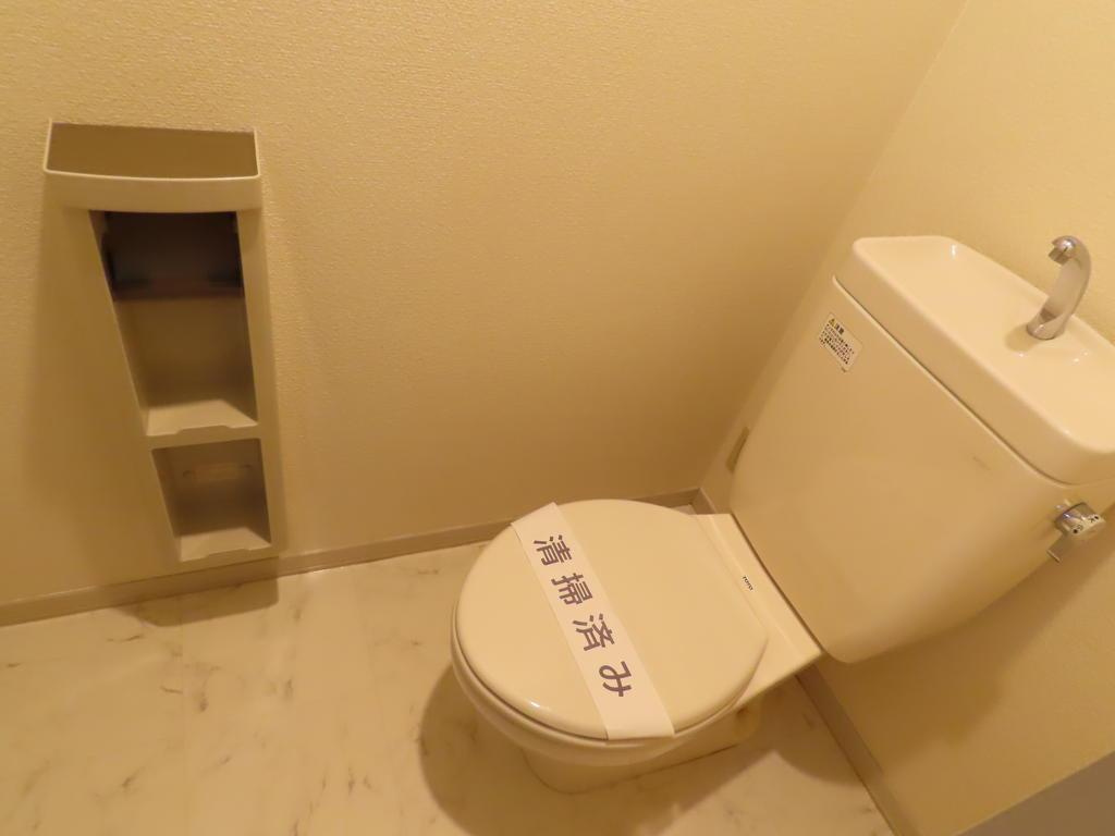 メゾンヤスアキーナＤ号棟のトイレ|写真は101号室です