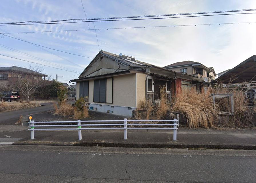 都城市上長飯町の売地の外観
