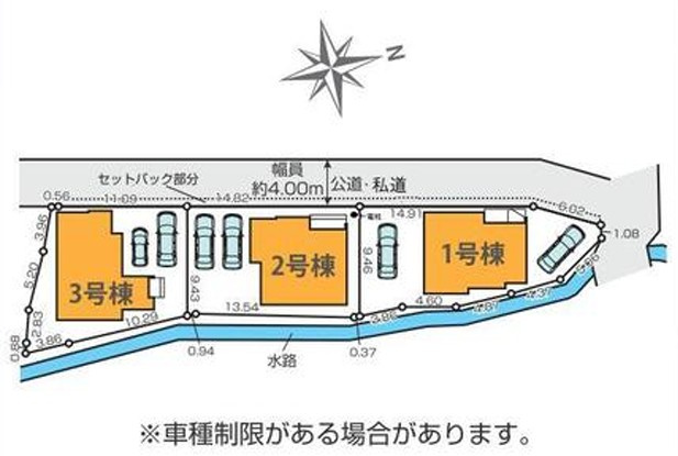 ◆価格改定◆完成済み◆和泉中央北3丁目 新築戸建 5699万～6199万円の区画図