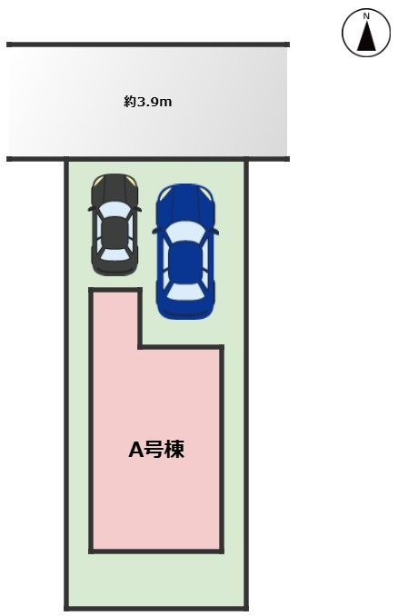 西区笠取町3期｜名古屋市の戸建ならホームアップの区画図