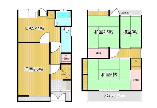 西明石南町戸建の間取り