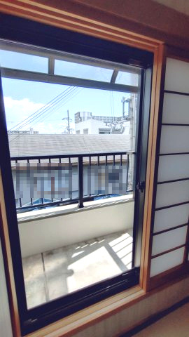 東大阪市新上小阪　中古一戸建のバルコニー