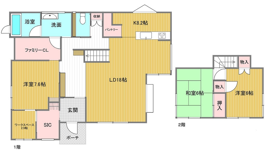 廿日市市阿品４丁目の間取り
