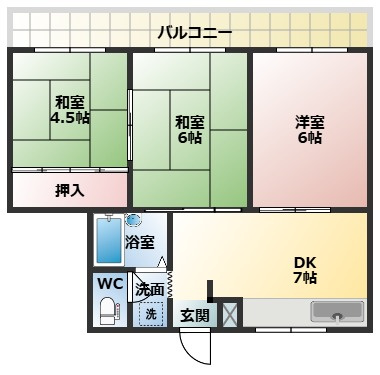 【間取り】 | パディーフィールド21