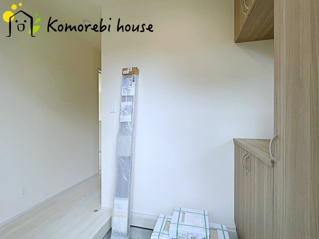 上尾市原市　第5期　新築一戸建て　Aの玄関|毎日通る玄関はこちらです