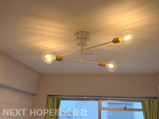 【その他】 | メゾンローズ塚口 | リビングにはお洒落な照明が設置されております♪
