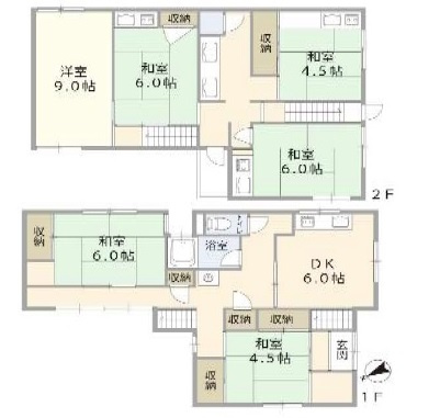 【間取り】 | 泉が丘３丁目　中古戸建　収益