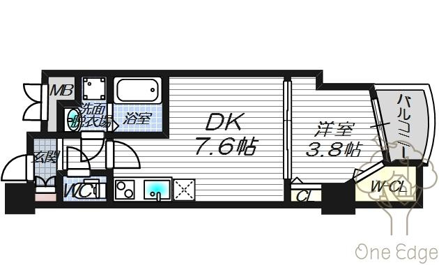 セレニテ梅田ESTの間取り