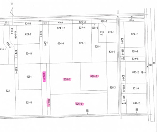 【土地図】 | 宇部市大字妻崎開作土地・家屋有（地目：宅地、田他）906坪 | 土地面積：計2995.82㎡。
