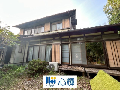 【外観】 | 宇部市大字妻崎開作土地・家屋有（地目：宅地、田他）906坪 | 現地(2025年7月8日撮影)
家屋有り。現況渡しです。