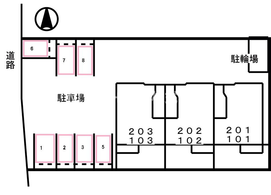 アンソレイエの区画図