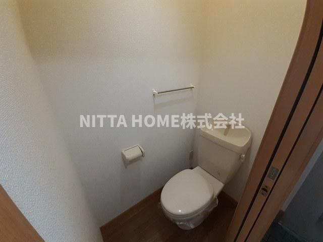 アンソレイエのトイレ|清潔感のあるトイレです♪