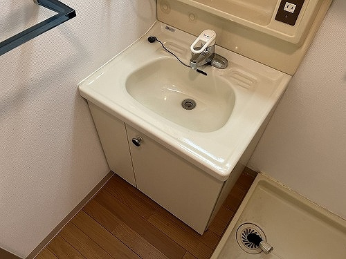 シャトー八戸の里の洗面所|洗面化粧台　※前回募集時／２０２２年１月の写真