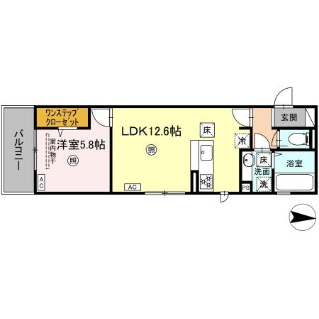 ＳＯＬＡＮＡⅢの間取り