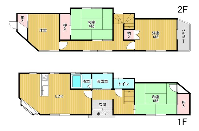 江井ヶ島貸家の駐車場