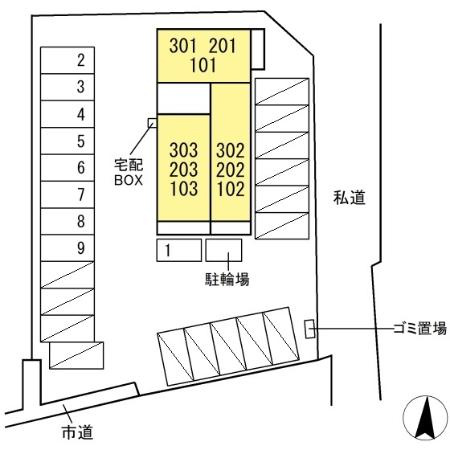 ＳＯＬＡＮＡⅢの区画図