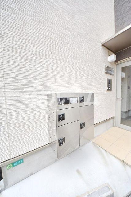 練馬区貫井２丁目のアパートのロビー