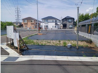 泉区中田南1丁目 新築戸建 5888.25万円の前面道路含む現地写真