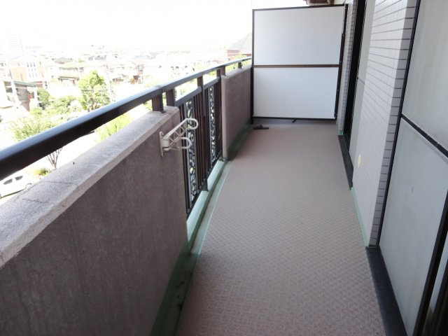 オーズコートのバルコニー