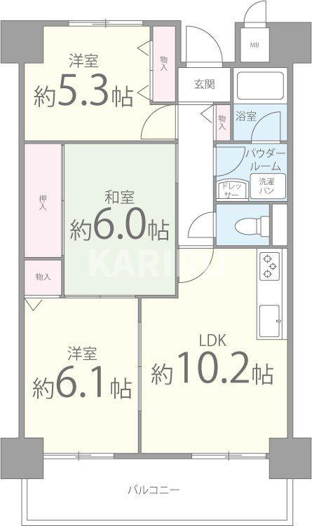 サン・フォレストの間取り