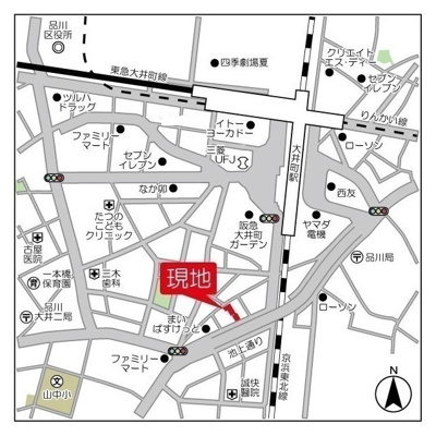 【地図】 | ラフュージュ大井町