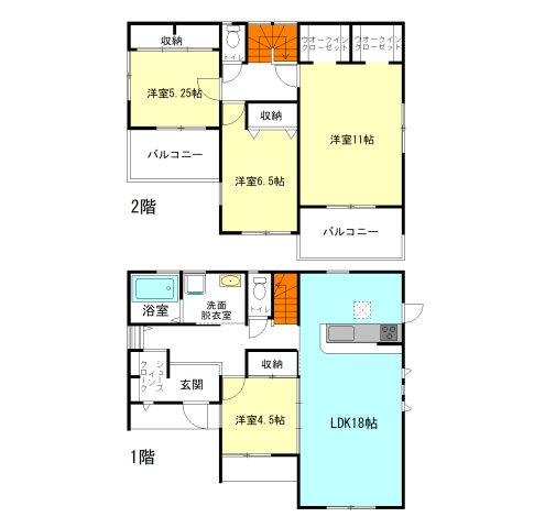 【外観パース】 | フォーセール前橋市富士見町第4時沢ー② | （完成予想図）
時沢小学校まで徒歩8分！