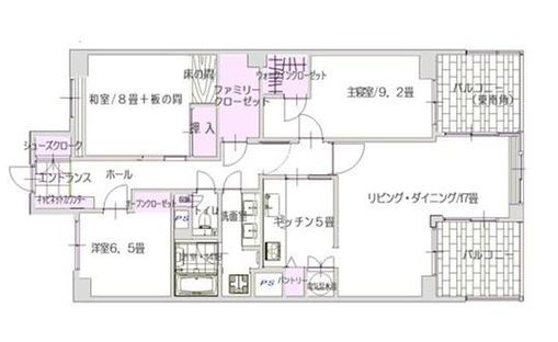 【間取り】 | グランドメゾン長丘