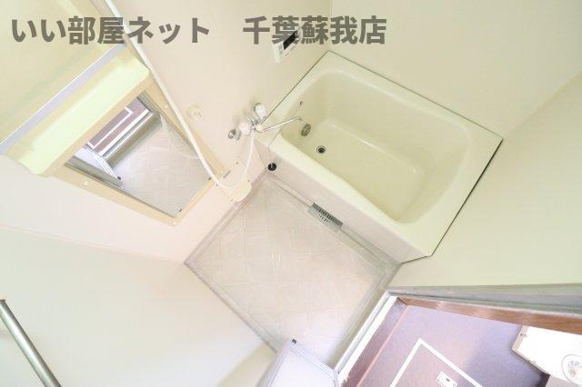 クレストタウンＢの浴室|日々の疲れを癒すお風呂付です