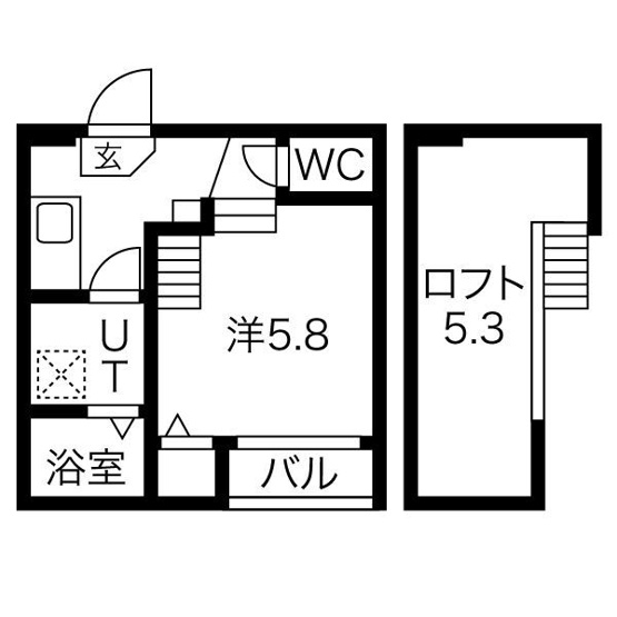 【間取り】 | ヒルズ黒川
