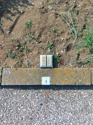 筑西市幸町1丁目のその他|西側の方との境界です