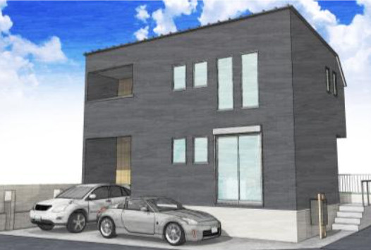 【仲介手数料無料】所沢市下安松６期全１棟　所沢市の新築住宅なら西武ハウジングの外観パース