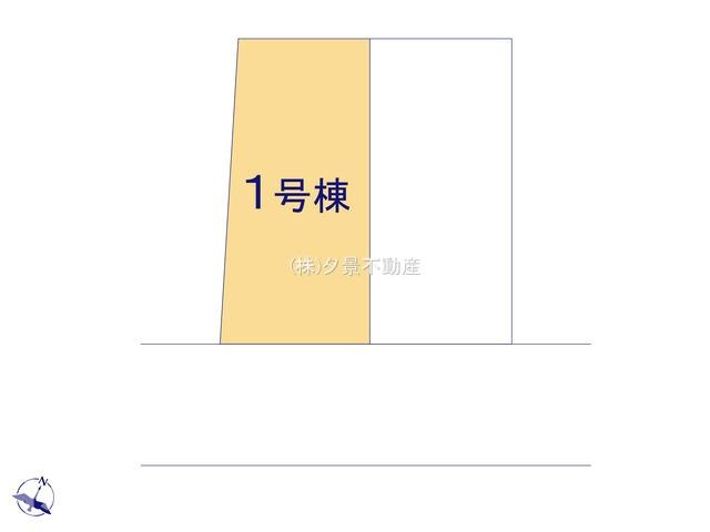 《仲介手数料無料》浦和区北浦和３丁目14-16新築一戸建てジオヴィスタの区画図
